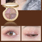 4-Color Highly Pigmented Long-Lasting Eyeshadow Palette