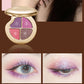 4-Color Highly Pigmented Long-Lasting Eyeshadow Palette