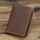 Vintage Artificial Leather Bifold Wallet