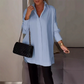 💜 LAST DAY PROMOTION - 50%OFF 💜 Women’s Loose Fit Button-down Long Sleeve Shirt