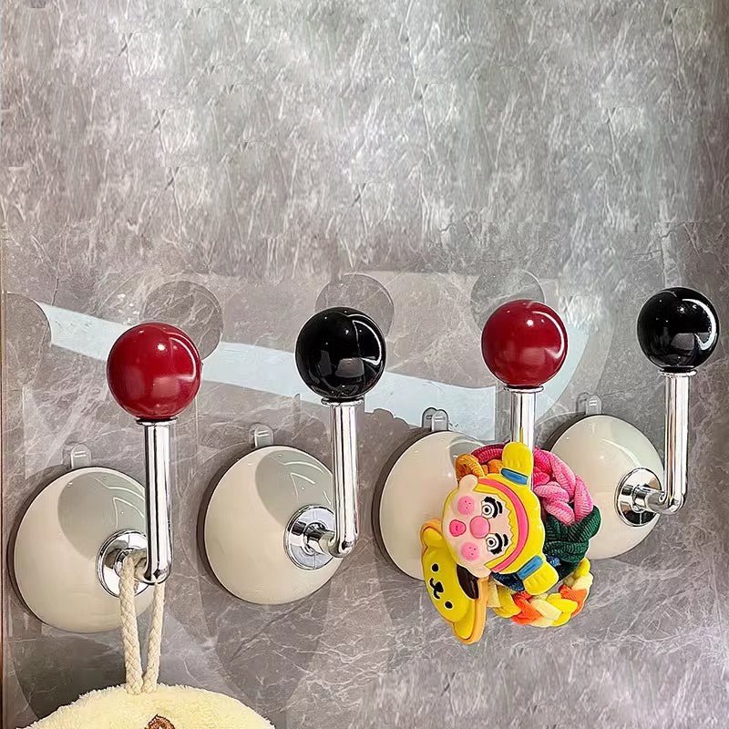 Suction Cup Hook for Hair Tie Storage