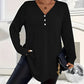 💜 LAST DAY PROMOTION - 50%OFF 💜Women's Buttoned V-Neck Short Sleeve Top