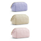 Portable Checkered Travel Makeup Bag