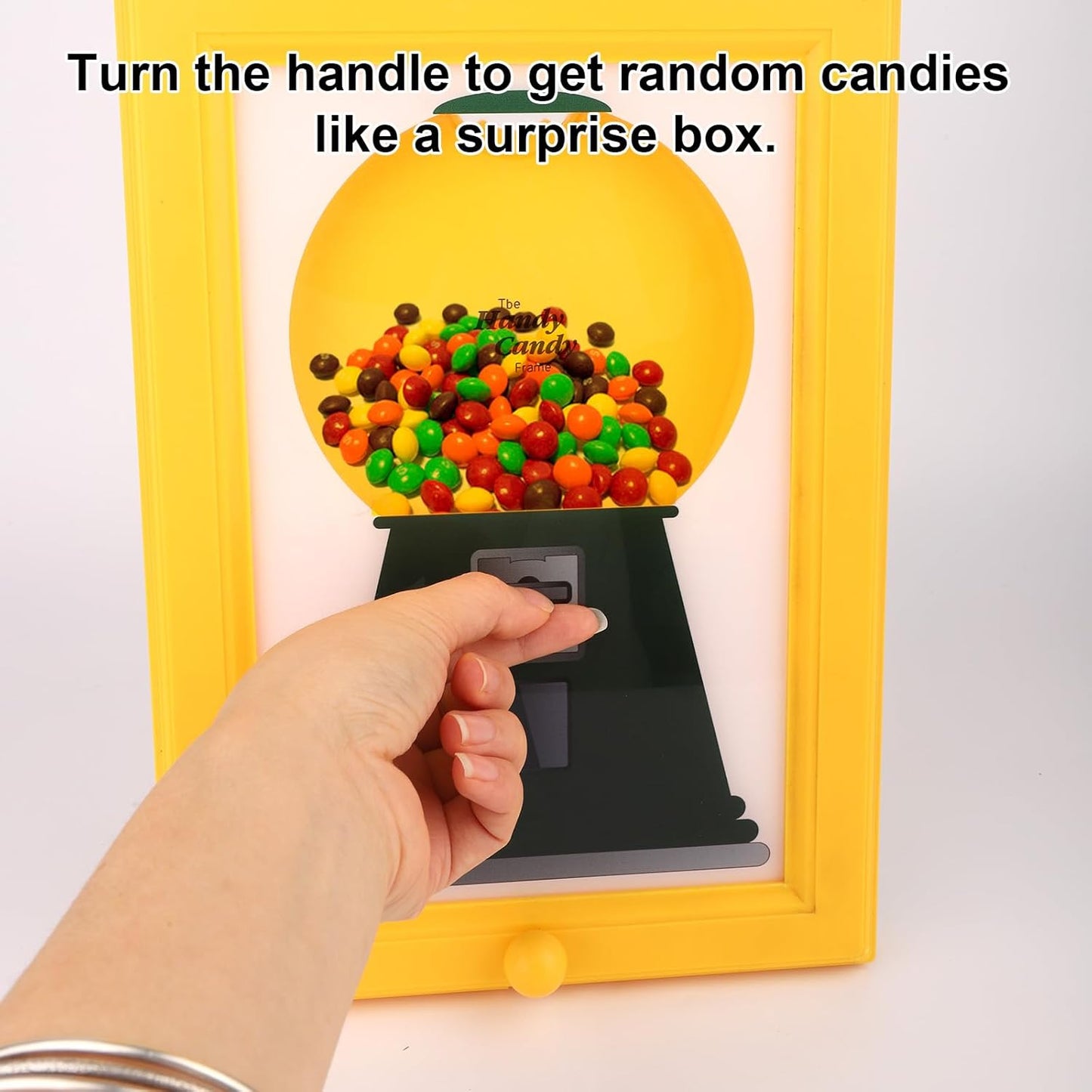 🔥HOT SALE 🎁Double the Fun! 🖼️🍬 Candy Dispenser Picture Frame - Wall Mount or Tabletop