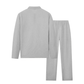 🎉Huge 50% OFF🎉Men’s Waffle Knit Sweatshirt & Straight-Leg Pants Set