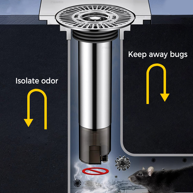 Round Extended Floor Drain for Bathroom