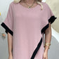 Women’s Loose Fit Top & Wide Leg Pants 2-Piece Set