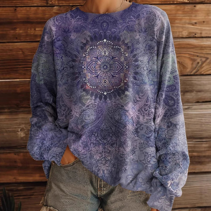 Women's Loose Fit Tie-Dye Sweatshirt