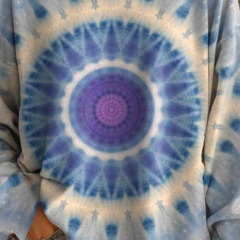 Women's Loose Fit Tie-Dye Sweatshirt
