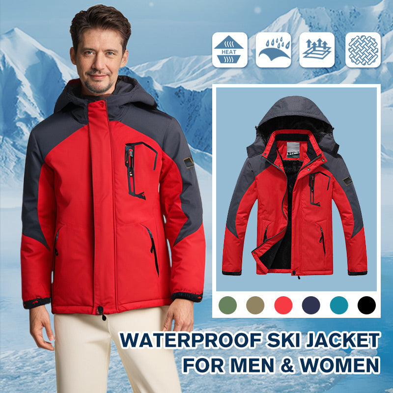 🧥New arrivals: 50% off-Unisex Waterproof Ski Jacket - Slim & Relaxed Fit Options, Multi Pockets