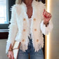 💜Limited stock available  50%OFF 💜 Women’s Fashion Button Tassel Short Coat
