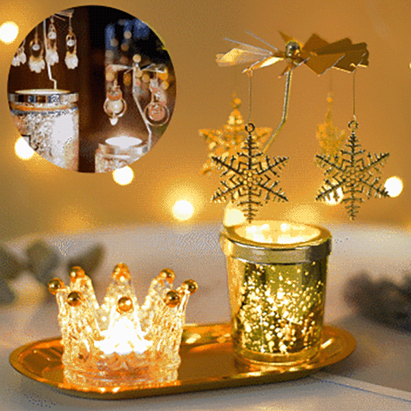 Rotating Scented Candle Holder