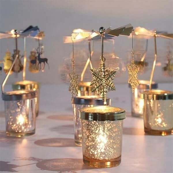 Rotating Scented Candle Holder