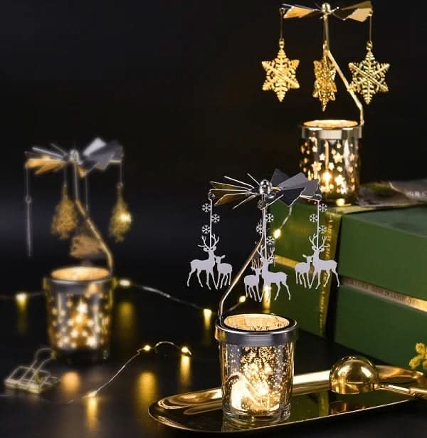 Rotating Scented Candle Holder