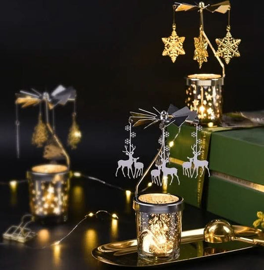 Rotating Scented Candle Holder