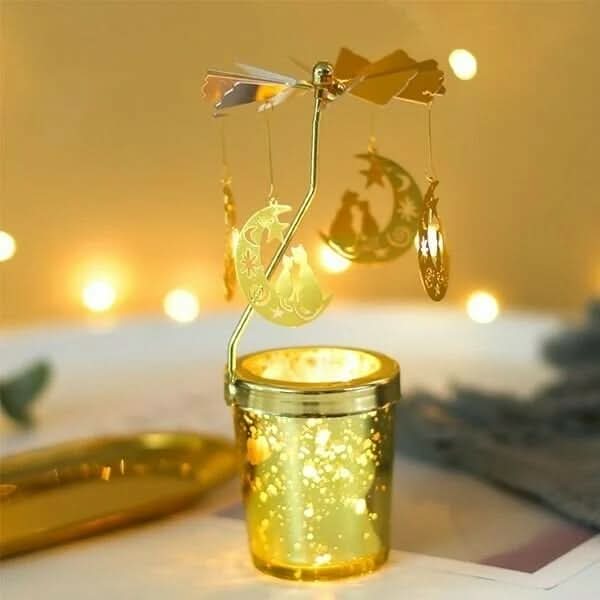 Rotating Scented Candle Holder