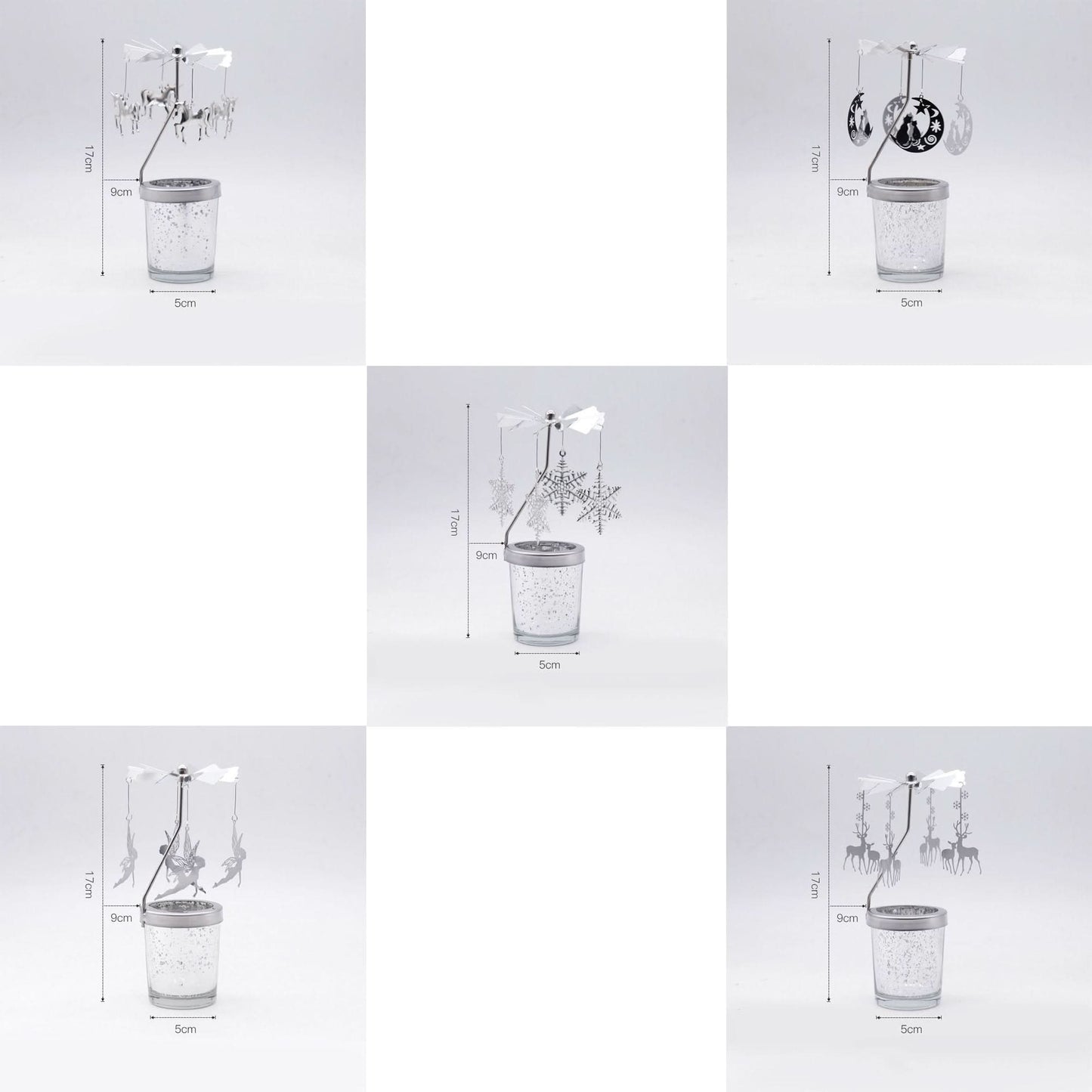 Rotating Scented Candle Holder