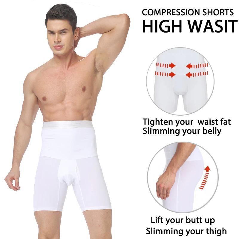 Limited stock available 50% OFF💥💥💥Men's High Waist Shapewear Boxer Briefs