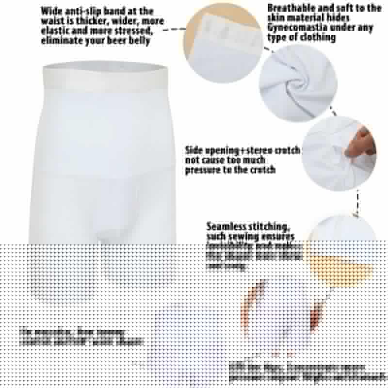 Limited stock available 50% OFF💥💥💥Men's High Waist Shapewear Boxer Briefs