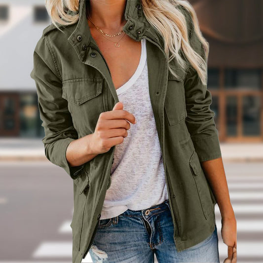 Women's Casual Multi-Pocket Jacket