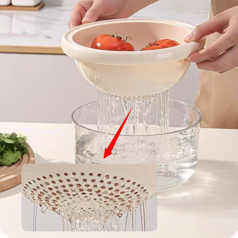 2-in-1 Colander and Serving Bowl Set