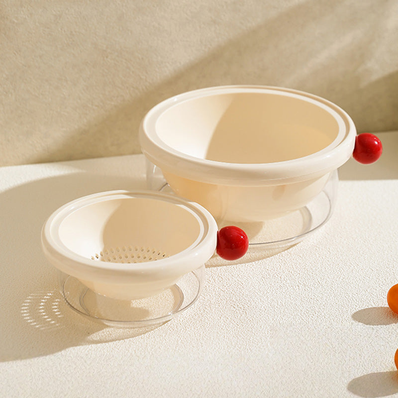 2-in-1 Colander and Serving Bowl Set