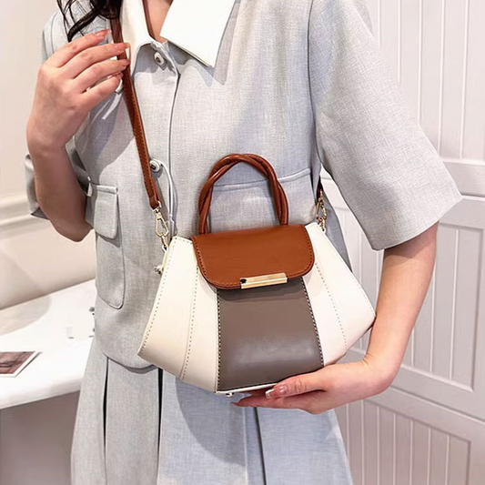Women's Color-Block Tote Daily Bag
