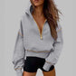 🍂Early Autumn Time-limited Special 60% off🍁Women's Hooded Sweatshirt with Half zip💗Style Meets Comfort Hoodie