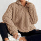 Women’s Knit Quarter Zip Pullover Sweater