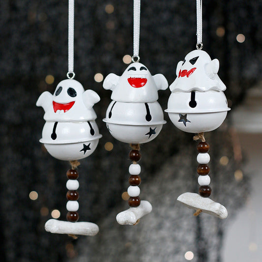 Charming Ghost Shaped Hanging Decoration & Bell