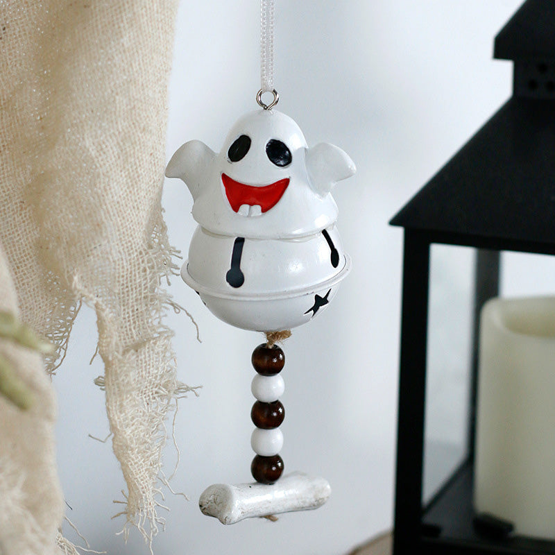 Charming Ghost Shaped Hanging Decoration & Bell
