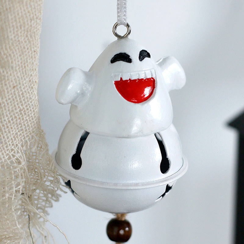 Charming Ghost Shaped Hanging Decoration & Bell