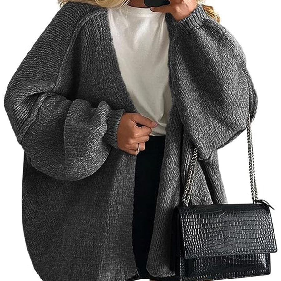 🔥✨Autumn new style promotion women's oversized knitted cardigan