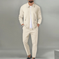 🔥Hot Sale Offer: 50% Off-Men’s Stylish Lapel Jacket & Jogger Pants 2-Piece Set