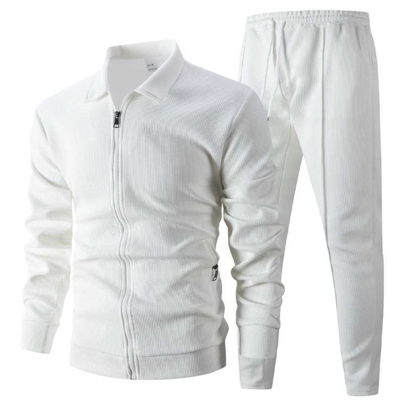 🔥Hot Sale Offer: 50% Off-Men’s Stylish Lapel Jacket & Jogger Pants 2-Piece Set