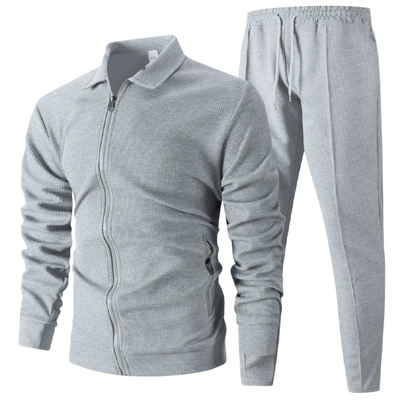 🔥Hot Sale Offer: 50% Off-Men’s Stylish Lapel Jacket & Jogger Pants 2-Piece Set