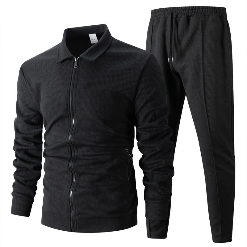 🔥Hot Sale Offer: 50% Off-Men’s Stylish Lapel Jacket & Jogger Pants 2-Piece Set