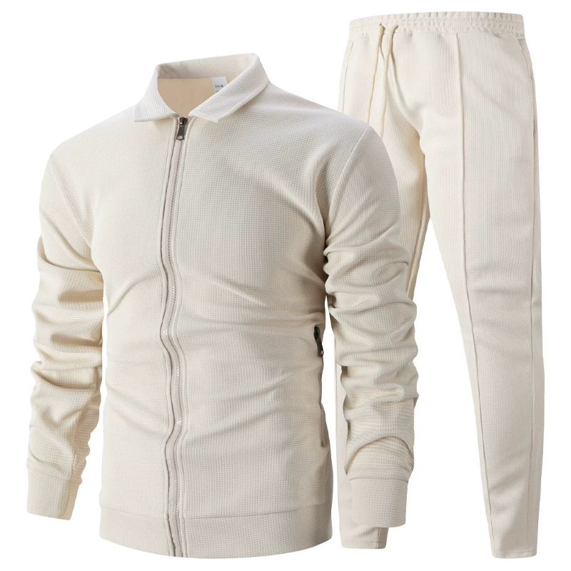 🔥Hot Sale Offer: 50% Off-Men’s Stylish Lapel Jacket & Jogger Pants 2-Piece Set