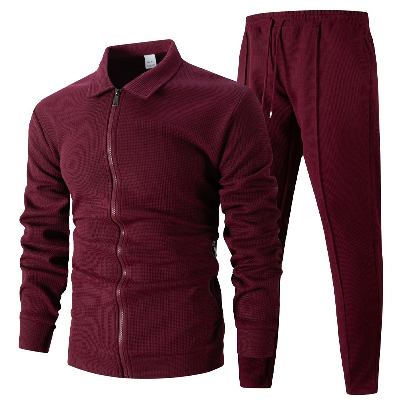 🔥Hot Sale Offer: 50% Off-Men’s Stylish Lapel Jacket & Jogger Pants 2-Piece Set