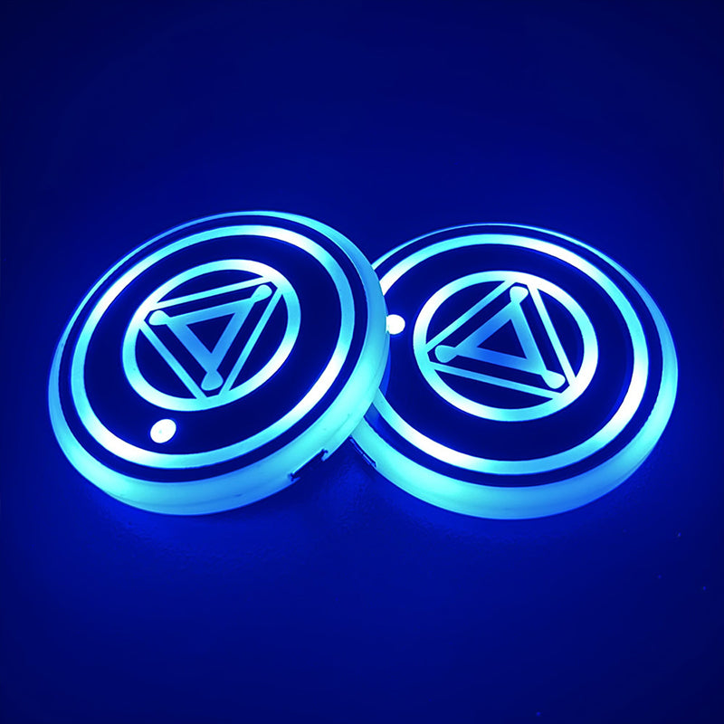 🔥Hot Sale Offers-7-Color Changing Waterproof Car Coaster