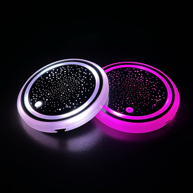 🔥Hot Sale Offers-7-Color Changing Waterproof Car Coaster