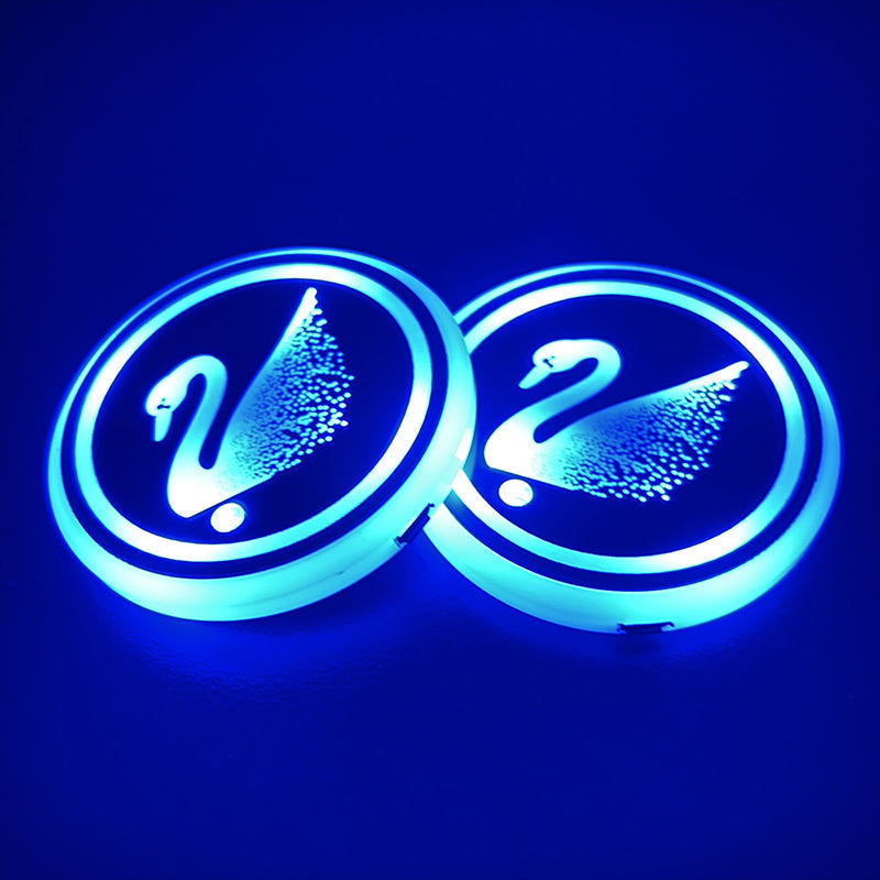 🔥Hot Sale Offers-7-Color Changing Waterproof Car Coaster