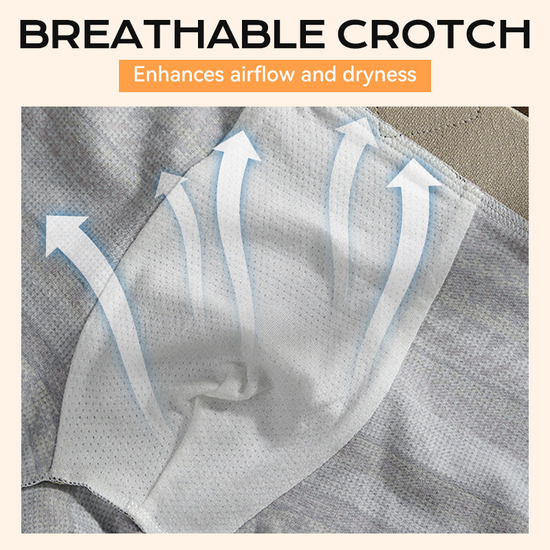 Men's Breathable Geometric Pattern Boxer Briefs（Buy 1 Get 2 Free）