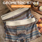 Men's Breathable Geometric Pattern Boxer Briefs（Buy 1 Get 2 Free）
