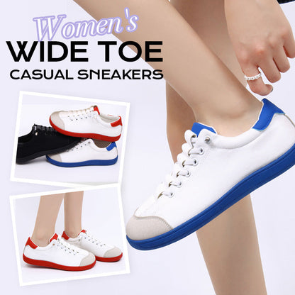 👟40% off!☁️Women's Wide Toe Casual Sneakers