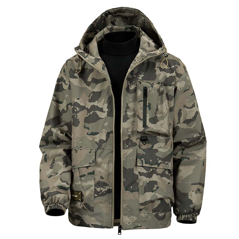 ⏰FLASH SALE 49% OFF🔥Men's Camouflage Hooded Jacket with Multi-Pocket