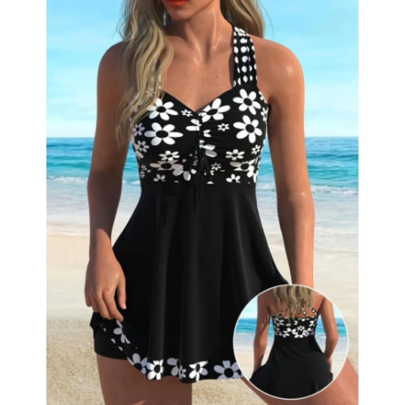 🌸 50% OFF NOW! ☀️ Women's Floral Print Tankini Swimsuits with Boyshorts – Quick-Dry Fabric, Comfort Fit & Modest Coverage 🏖️