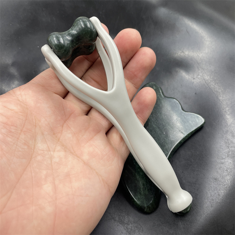 💥Top-selling items at 50% off-Natural Stone Massage Set: Scraping Board, Finger Clip & Egg-Shaped Massager