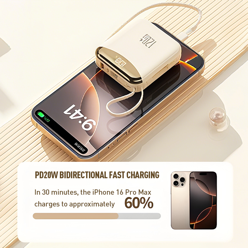 💥New arrivals: 50% off-120W Super Fast Charging Power Bank with Cables