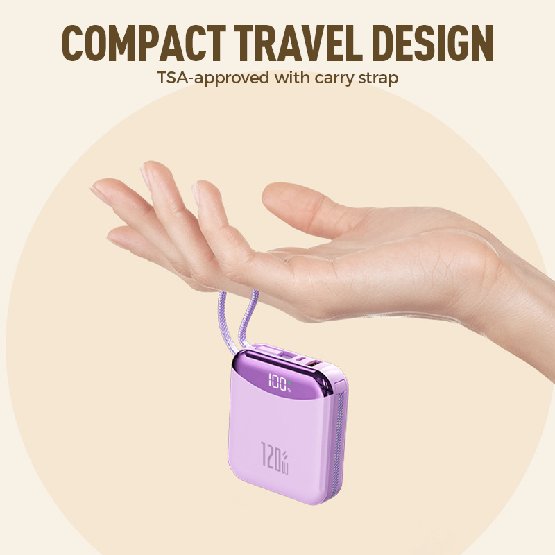 💥New arrivals: 50% off-120W Super Fast Charging Power Bank with Cables